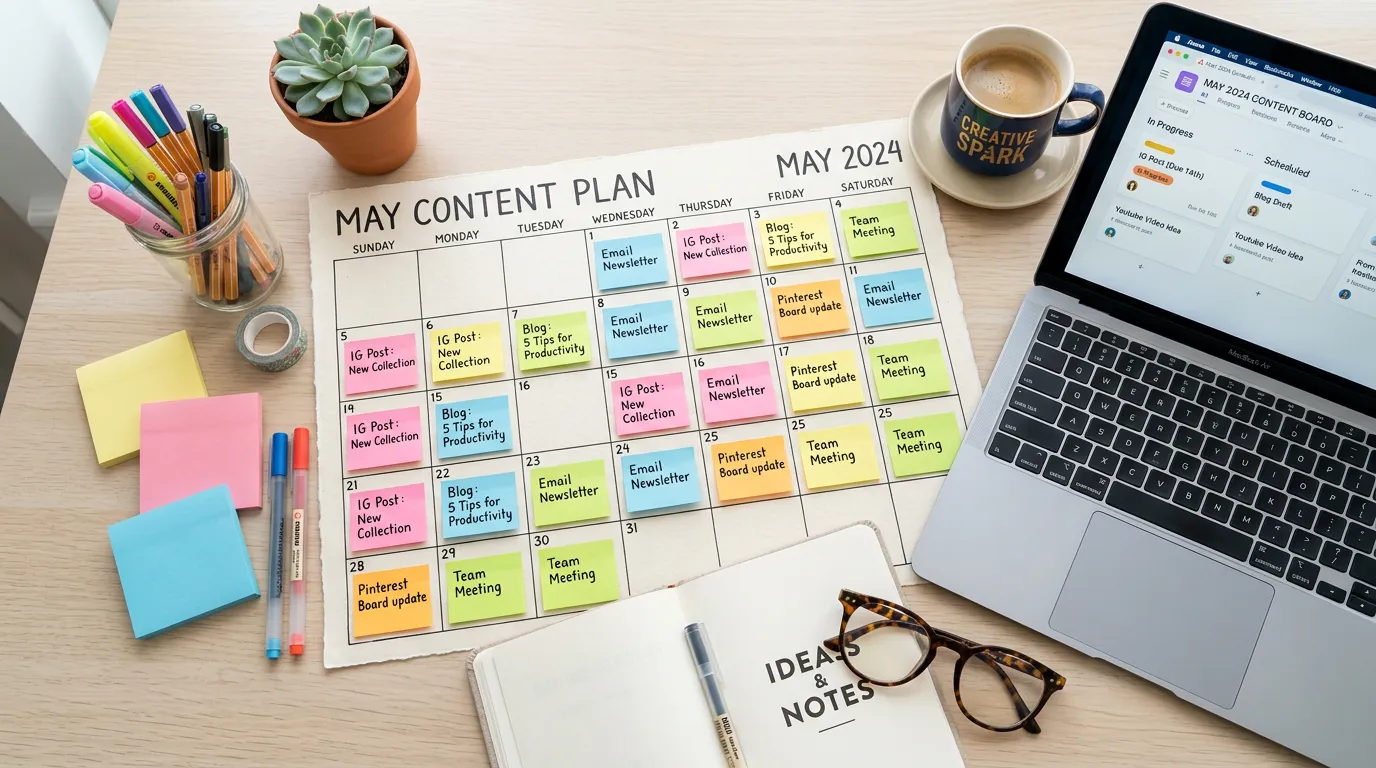 How to Plan a Month of Content in One Afternoon