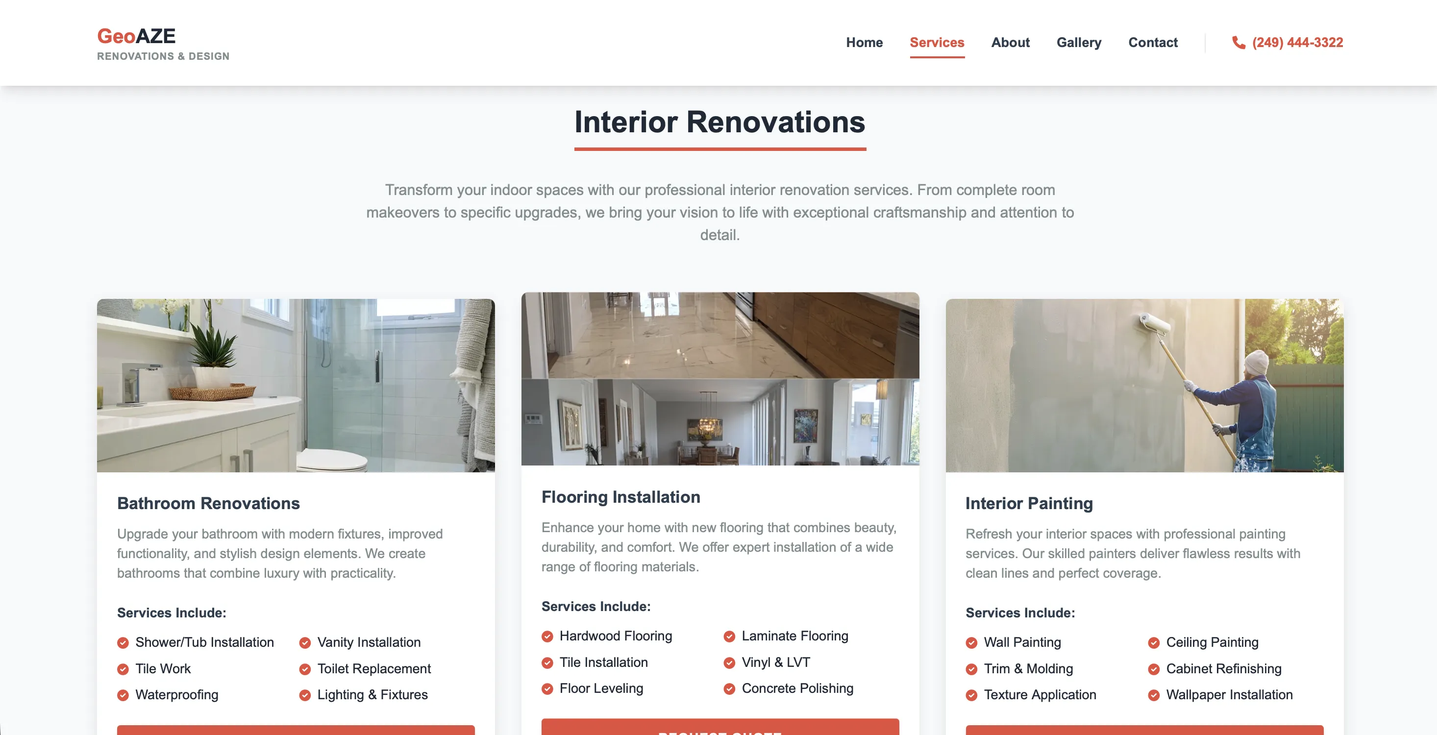 GeoAZE Group website designed by MarlinSocial